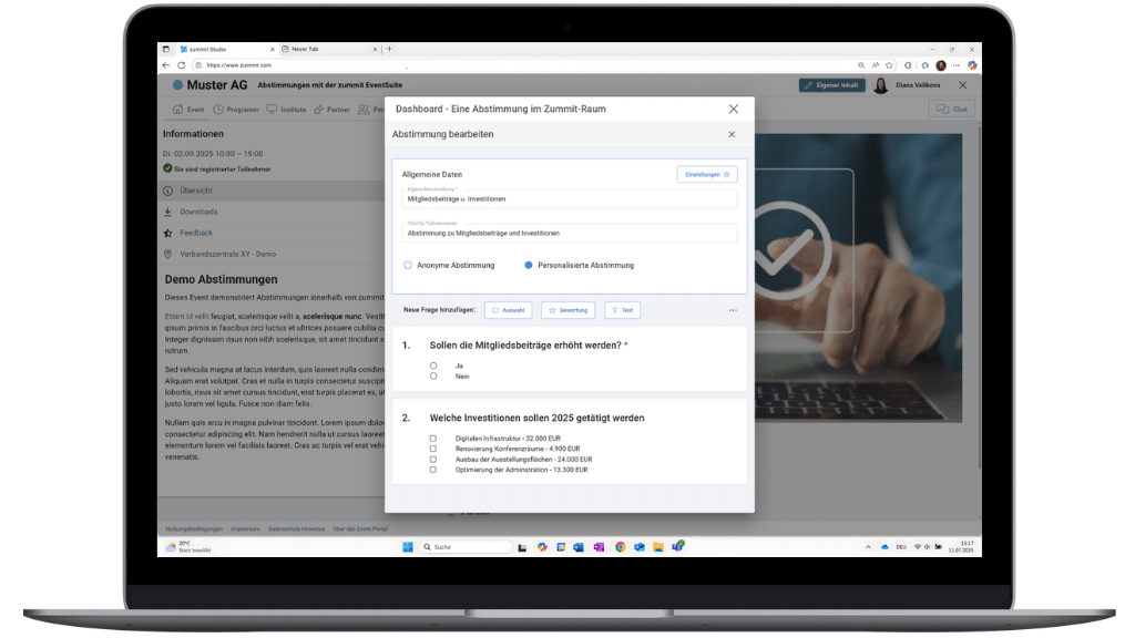 Abstimmungen Dashboards