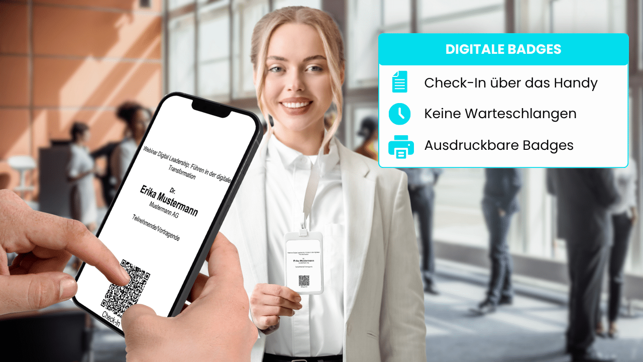 Akkreditierung und Check-In